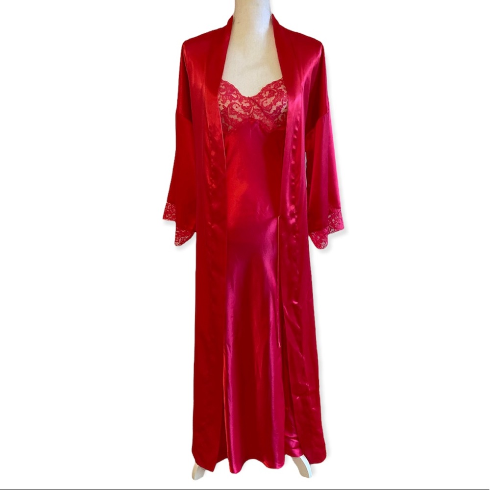 Victoria’ Secret Pink Lace Slip & Robe | Medium